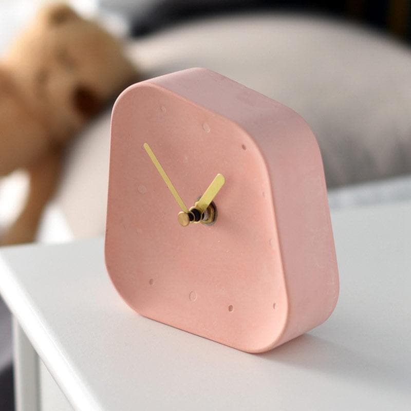 Hommfer – Horloge de Bureau en Ciment pour la Chambre - Hommfer