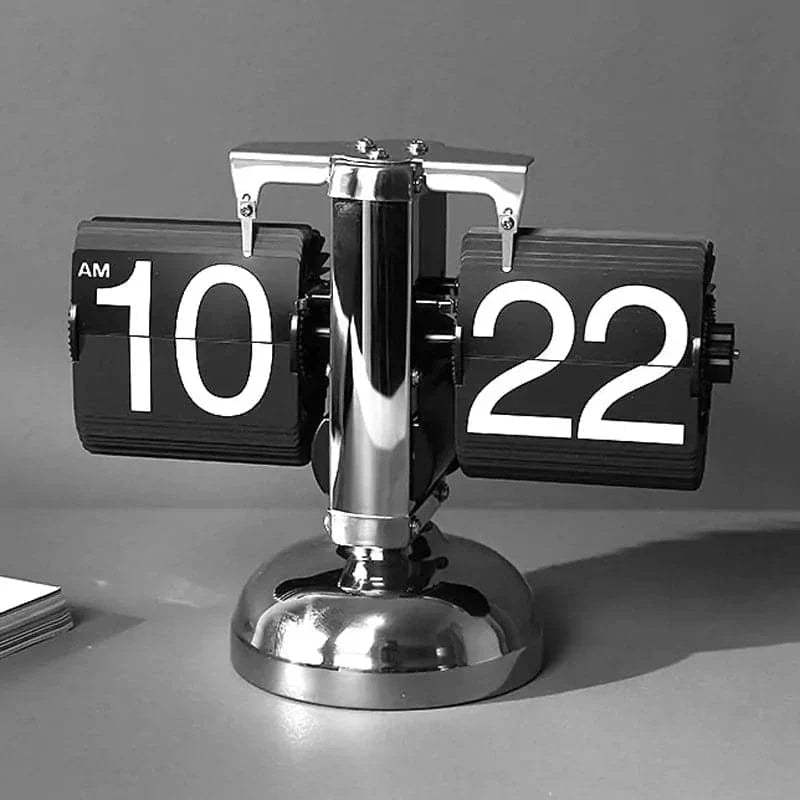 Hommfer – Horloge de Table Vintage Élégante en Bois Foncé - Hommfer