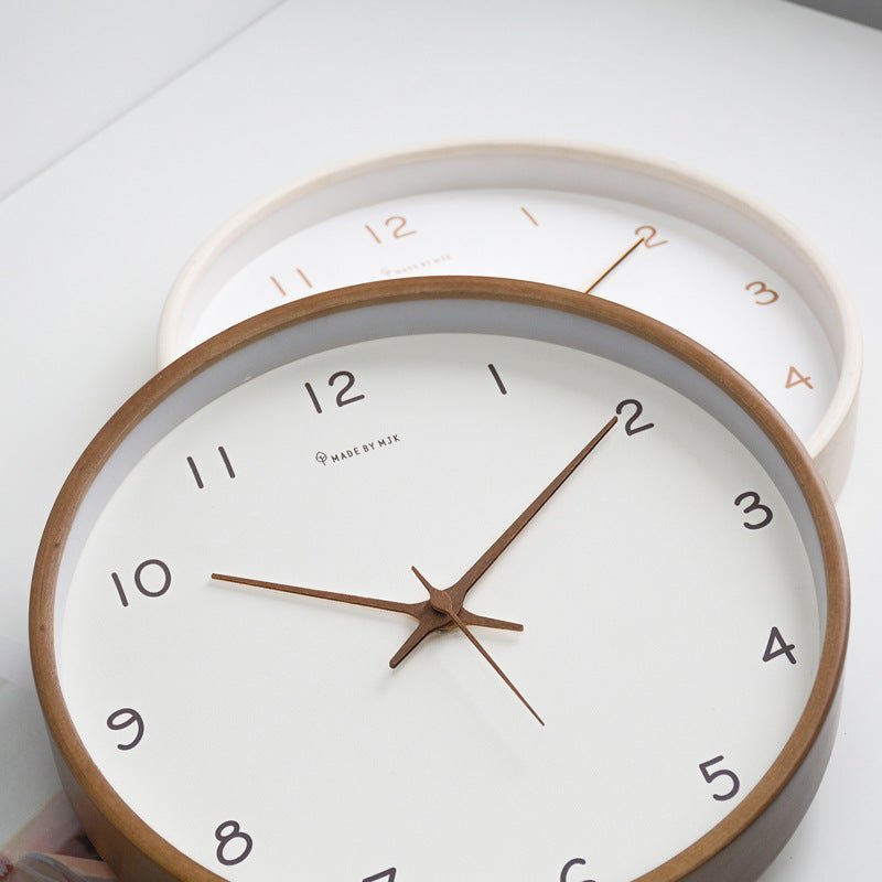 Hommfer – Horloge Murale Élégante en Bois Silencieuse - Hommfer