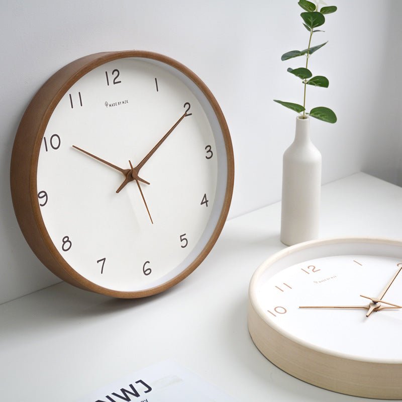 Hommfer – Horloge Murale en Bois Élégante - Hommfer