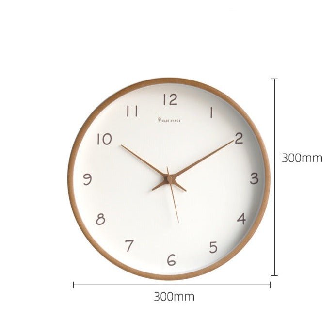 Hommfer – Horloge Murale en Bois Élégante - Hommfer