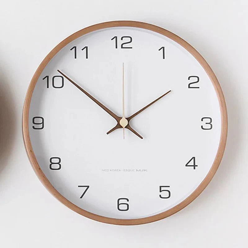 Hommfer – Horloge Murale en Bois et Verre au Design Minimaliste - Hommfer