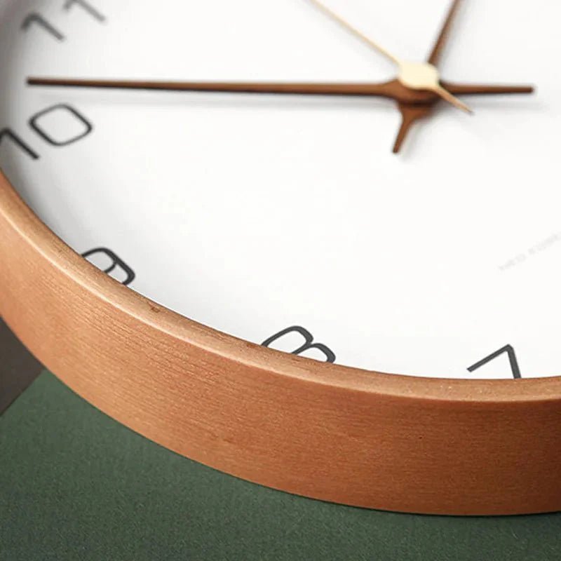 Hommfer – Horloge Murale en Bois et Verre au Design Minimaliste - Hommfer