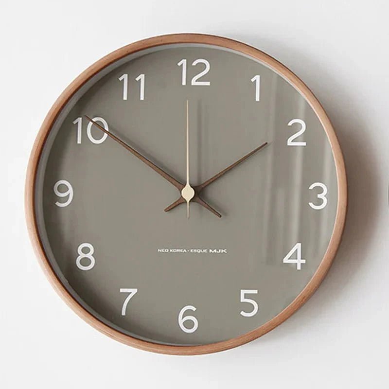 Hommfer – Horloge Murale en Bois et Verre au Design Minimaliste - Hommfer