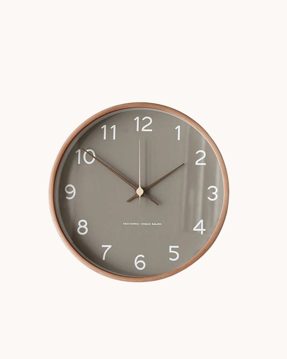Hommfer – Horloge Murale en Bois et Verre au Design Minimaliste - Hommfer