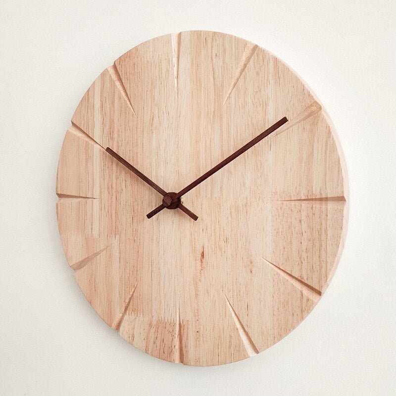 Hommfer – Horloge Murale en Bois pour Intérieur Minimaliste - Hommfer