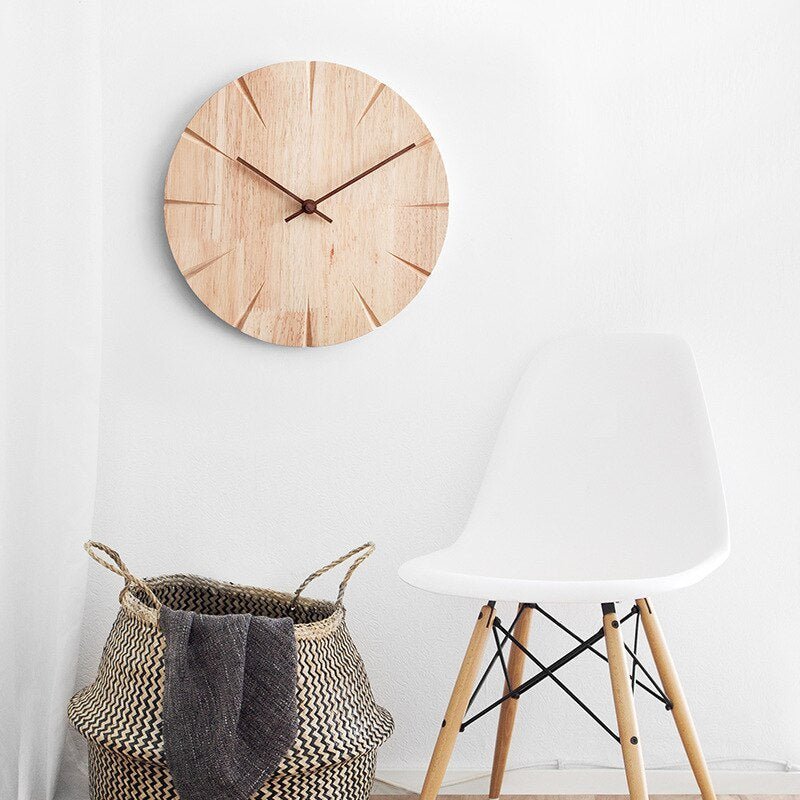 Hommfer – Horloge Murale en Bois pour Intérieur Minimaliste - Hommfer