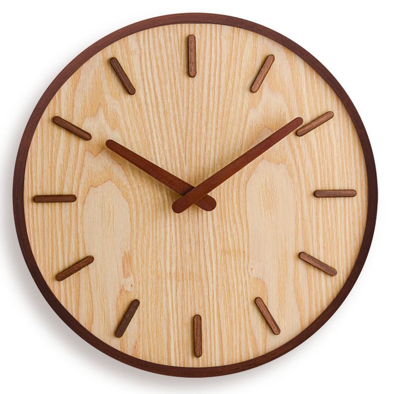 Hommfer – Horloge Murale Minimaliste en Noyer - Hommfer