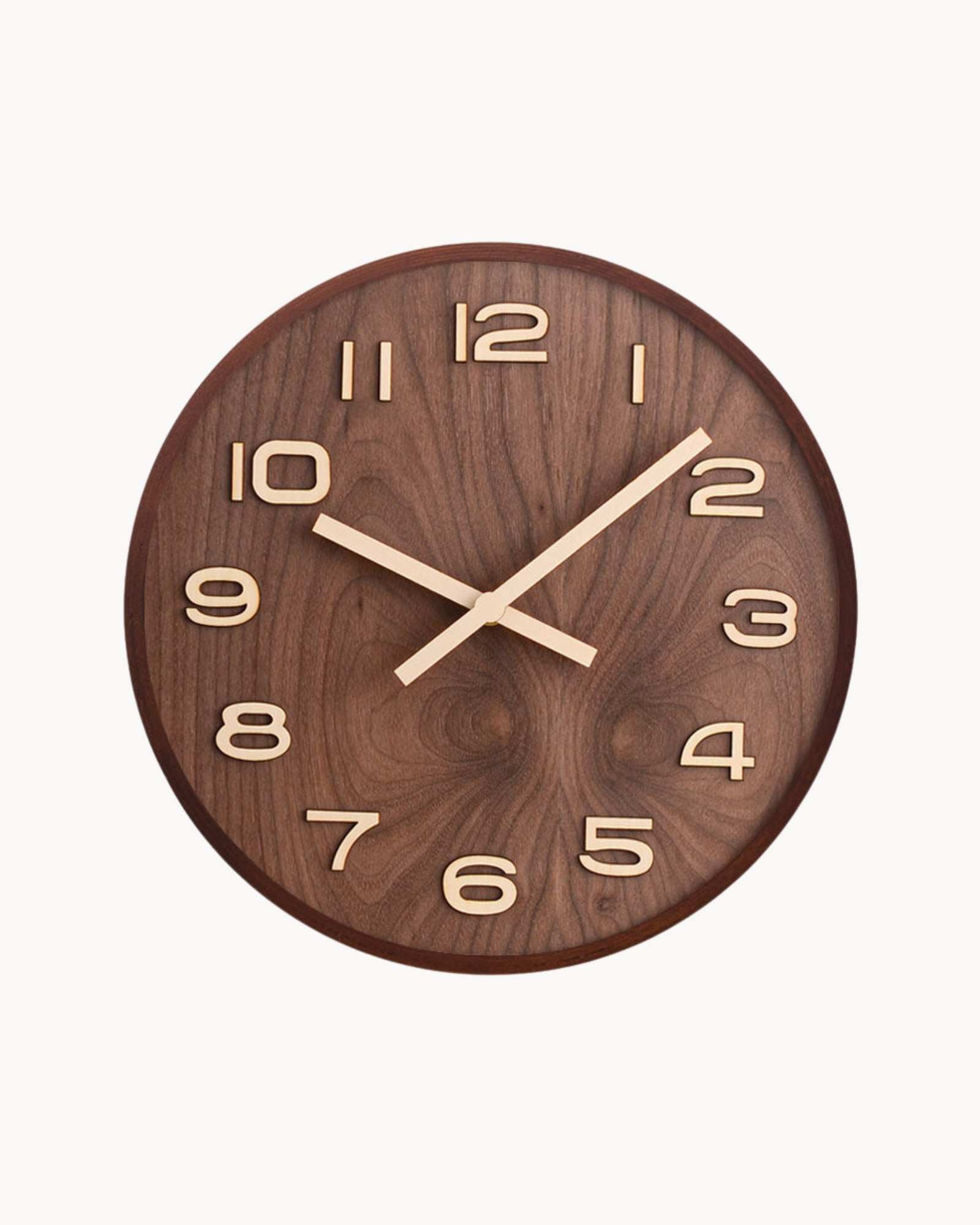 Hommfer – Horloge Murale Minimaliste en Noyer - Hommfer