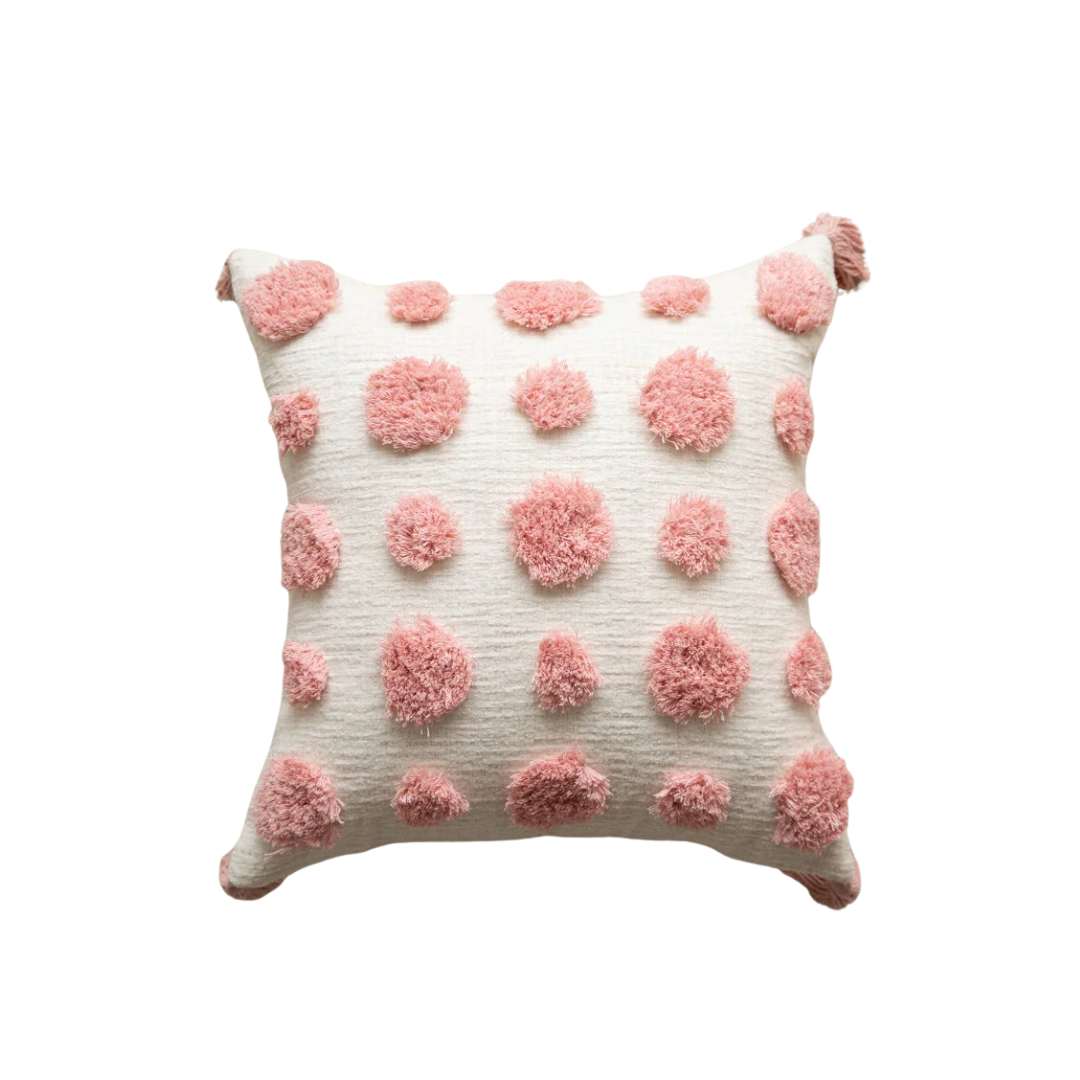 Hommfer - Housse Coussin Géométrique Rose 45x45 cm - Hommfer