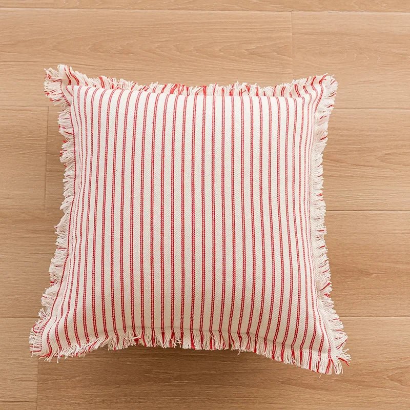Hommfer - Housse Coussin Géométrique Rose 45x45 cm - Hommfer
