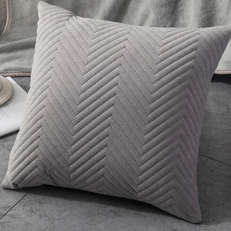Hommfer - Housse Coussin Velours 45x45cm - Hommfer