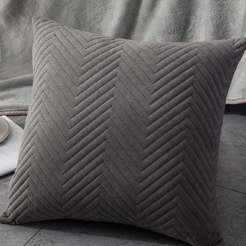 Hommfer - Housse Coussin Velours 45x45cm - Hommfer