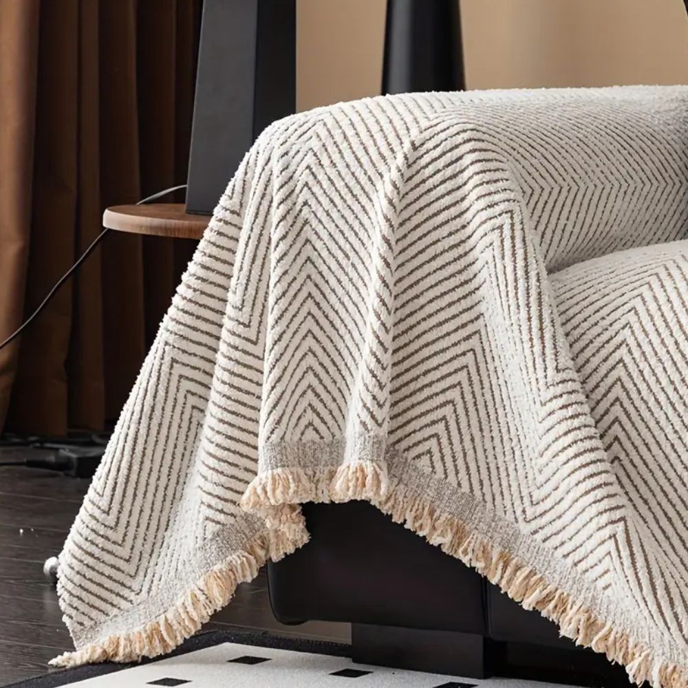 Hommfer – Housse de Canapé en Tissu Chevron Élégant - Hommfer