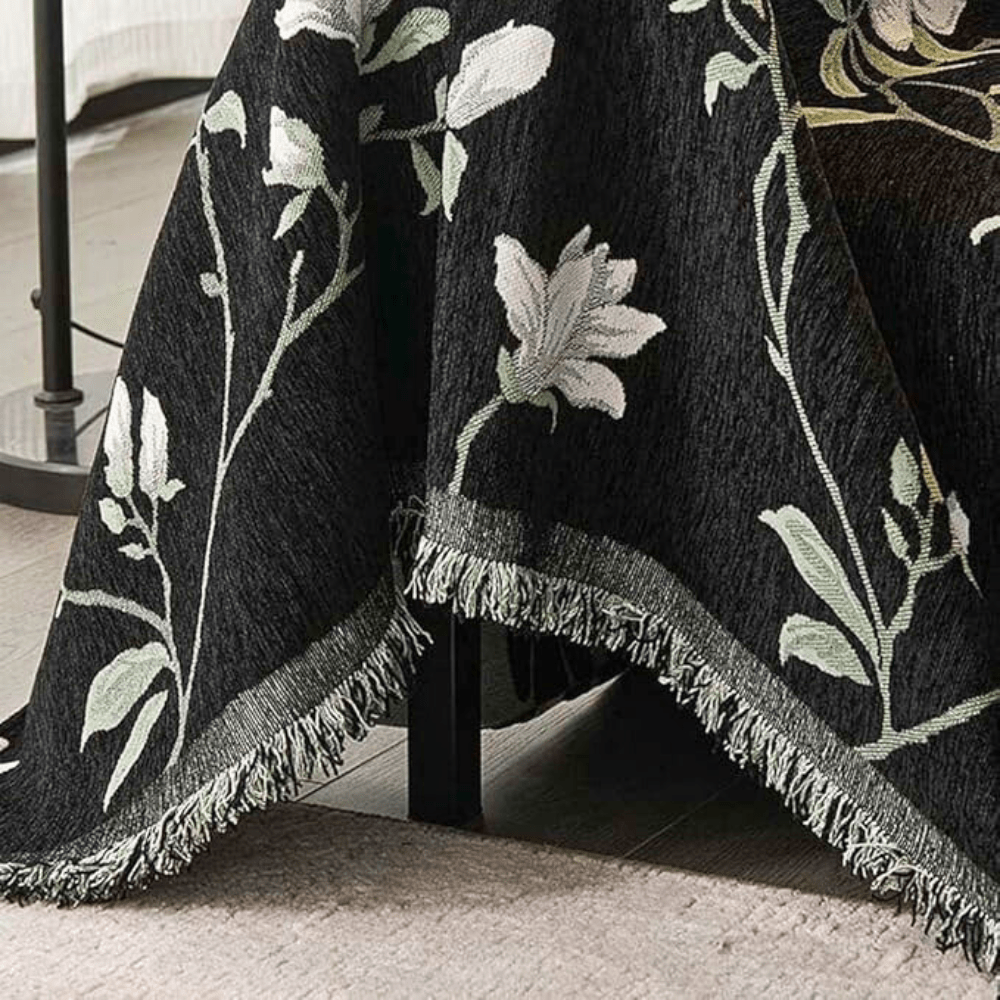 Hommfer - Housse de Canapé Vintage en Chenille Florale - Hommfer