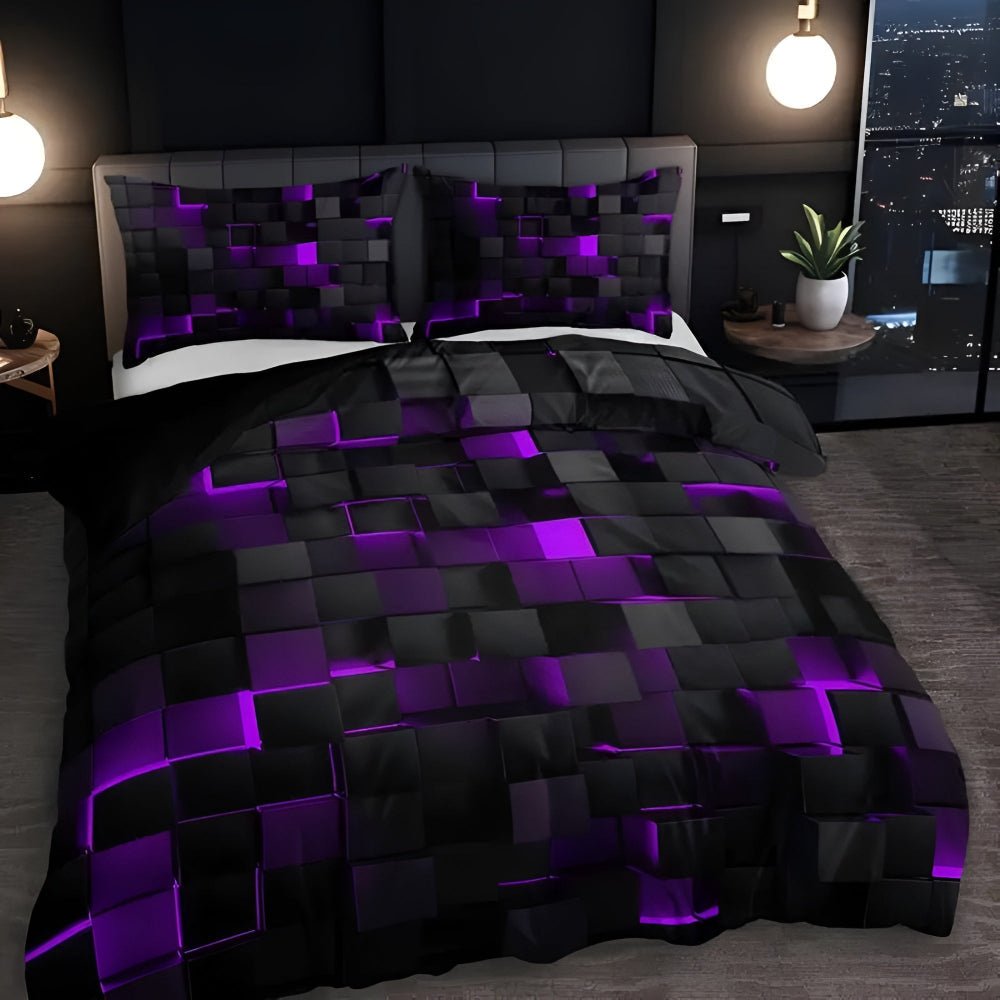 Hommfer – Housse de Couette Moderne 3 Pièces - Hommfer