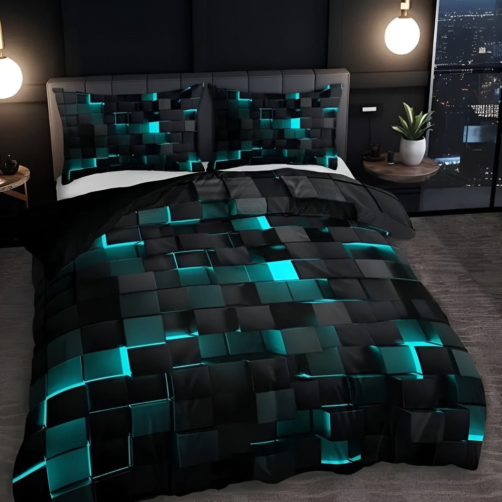 Hommfer – Housse de Couette Moderne 3 Pièces - Hommfer