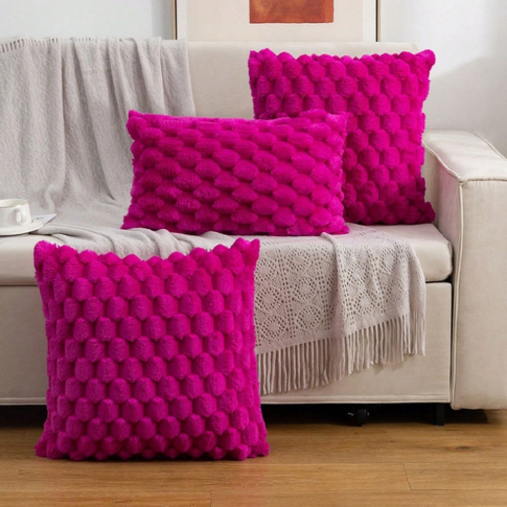 Hommfer – Housse de Coussin en Peluche Douce et Élégante - Hommfer