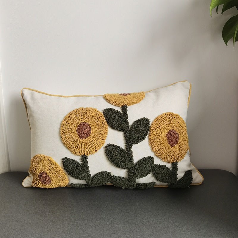 Hommfer – Housse de Coussin Fleurie en Style Rétro - Hommfer