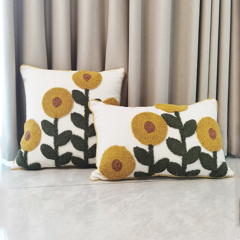 Hommfer – Housse de Coussin Fleurie en Style Rétro - Hommfer