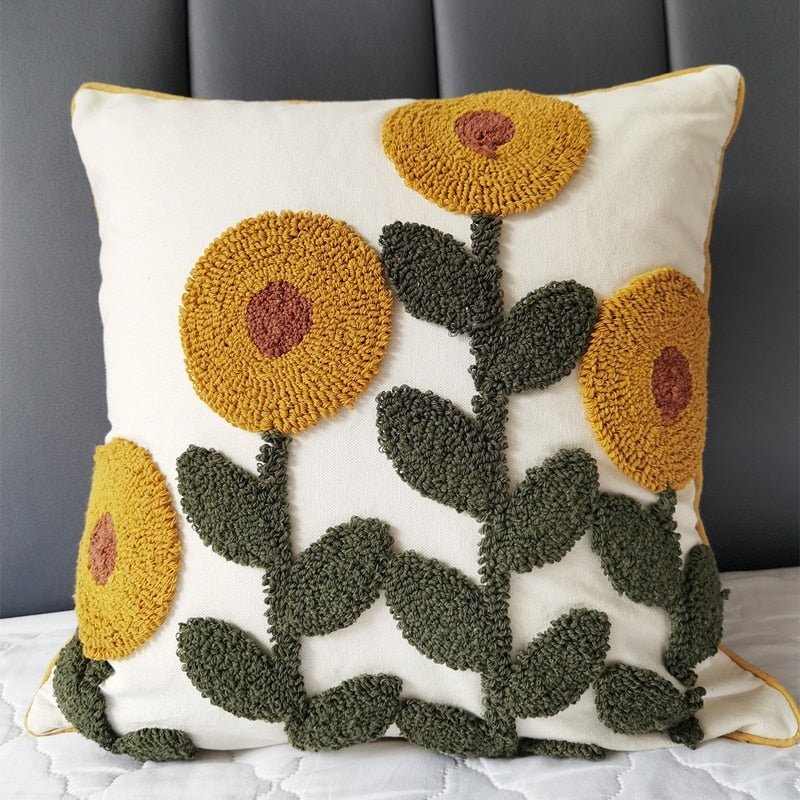Hommfer – Housse de Coussin Fleurie en Style Rétro - Hommfer