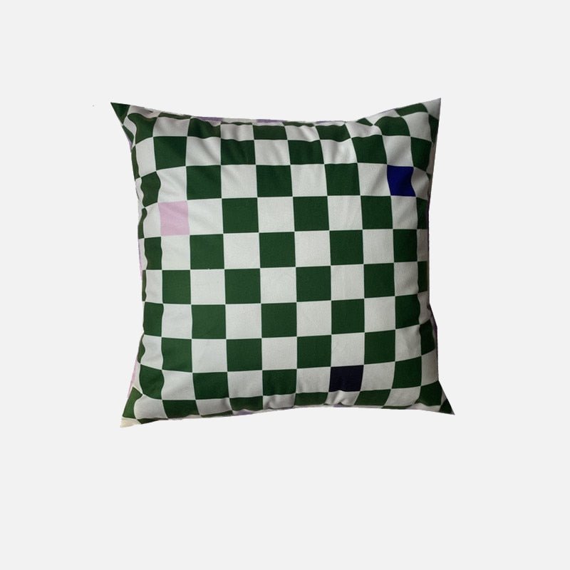 Hommfer – Housse de Coussin Florale Verte et Lilas - Hommfer