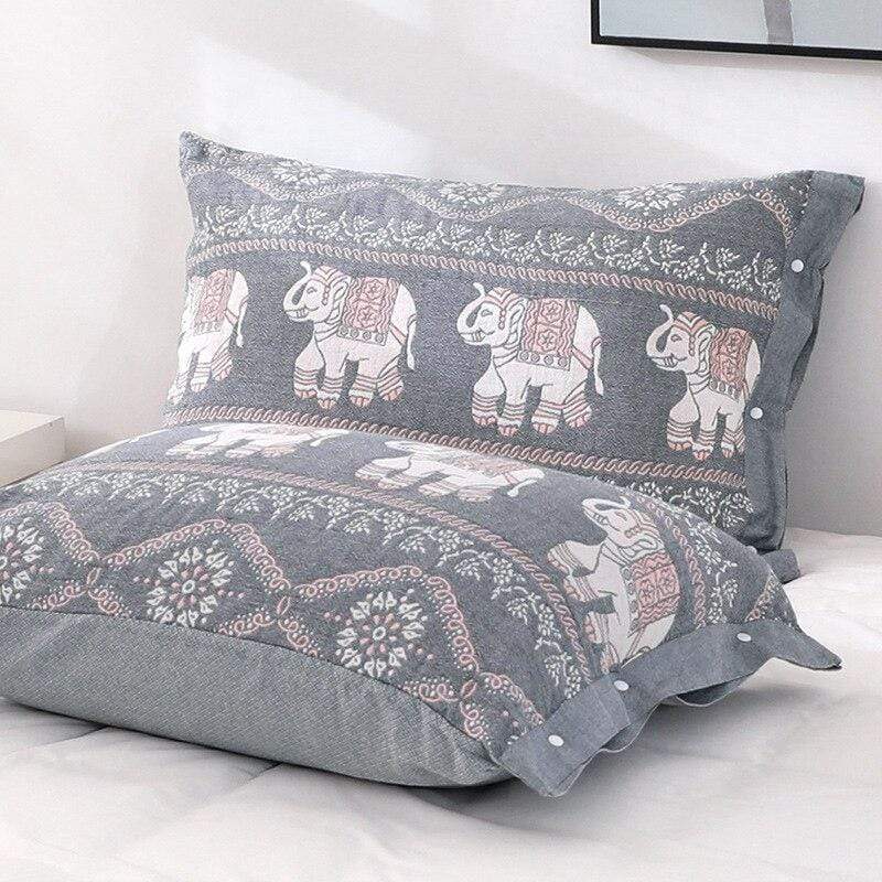 Hommfer – Housses de coussin éléphant bohème (lot de 2) - Hommfer