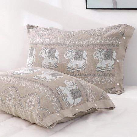 Hommfer – Housses de coussin éléphant bohème (lot de 2) - Hommfer