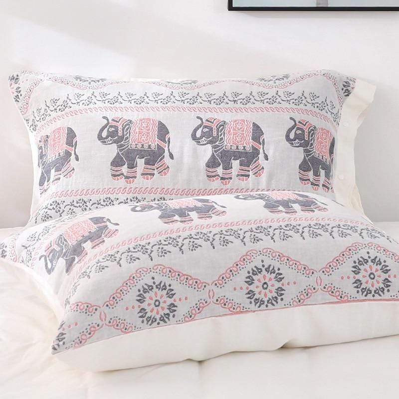 Hommfer – Housses de coussin éléphant bohème (lot de 2) - Hommfer