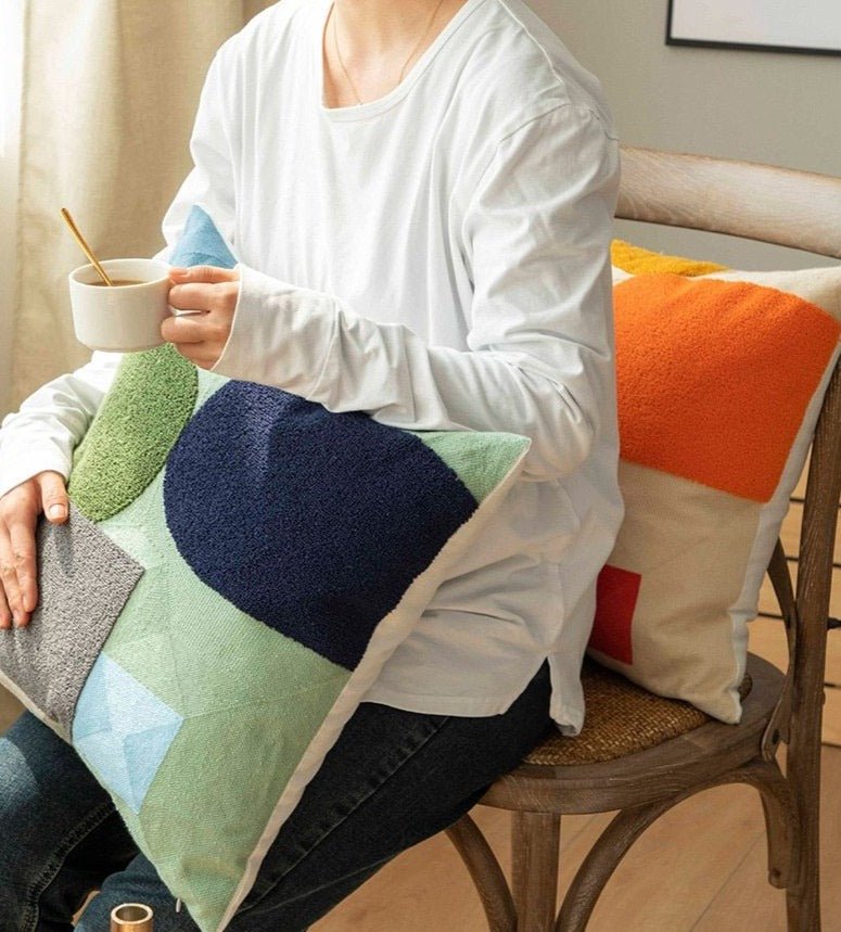 Hommfer – Housses de Coussin Géométriques Éclatantes - Hommfer