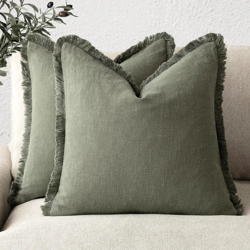 Hommfer – Housses Décoratives en Coton et Lin - Hommfer