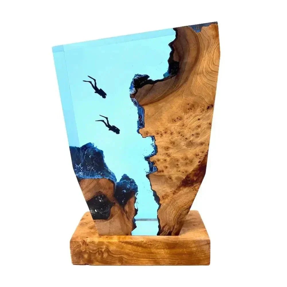 Hommfer – Lampe de Table Élégante avec Plongeur Océanique - Hommfer