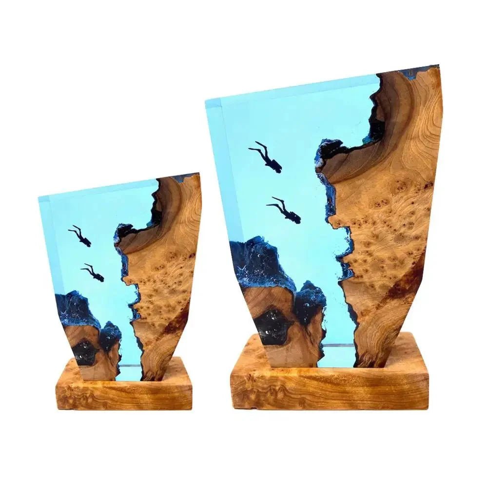 Hommfer – Lampe de Table Élégante avec Plongeur Océanique - Hommfer