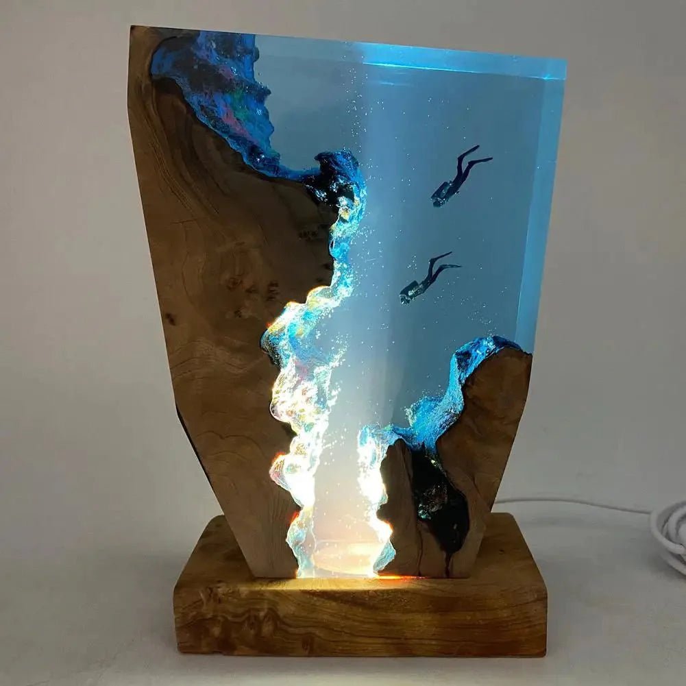 Hommfer – Lampe de Table Élégante avec Plongeur Océanique - Hommfer