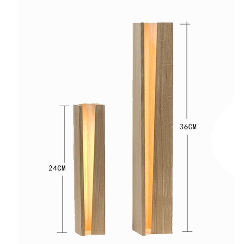 Hommfer – Lampe de Table en Bois Minimaliste LED - Hommfer