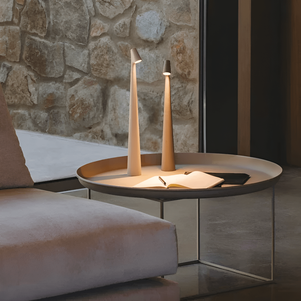 Hommfer - Lampe de Table LED Dimmable Minimaliste - Hommfer