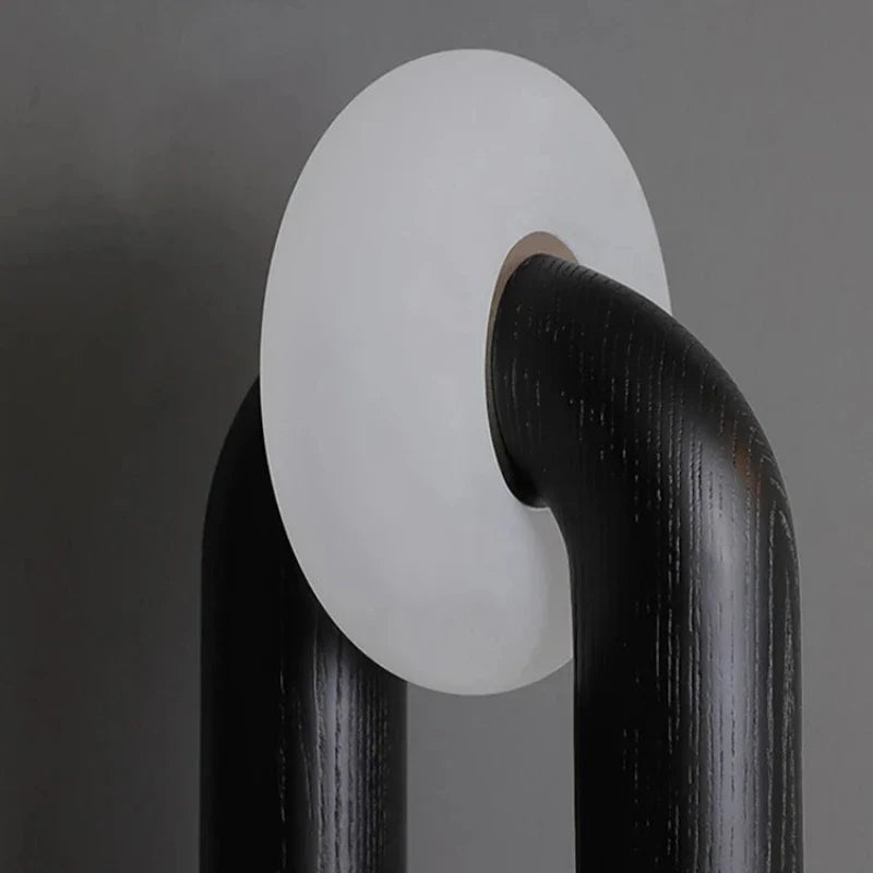 Hommfer – Lampe de Table LED en Bois Courbé pour la Chambre - Hommfer