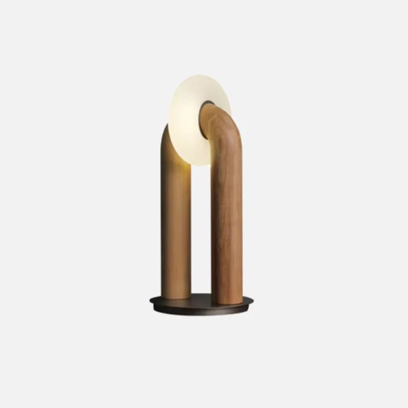 Hommfer – Lampe de Table LED en Bois Courbé pour la Chambre - Hommfer
