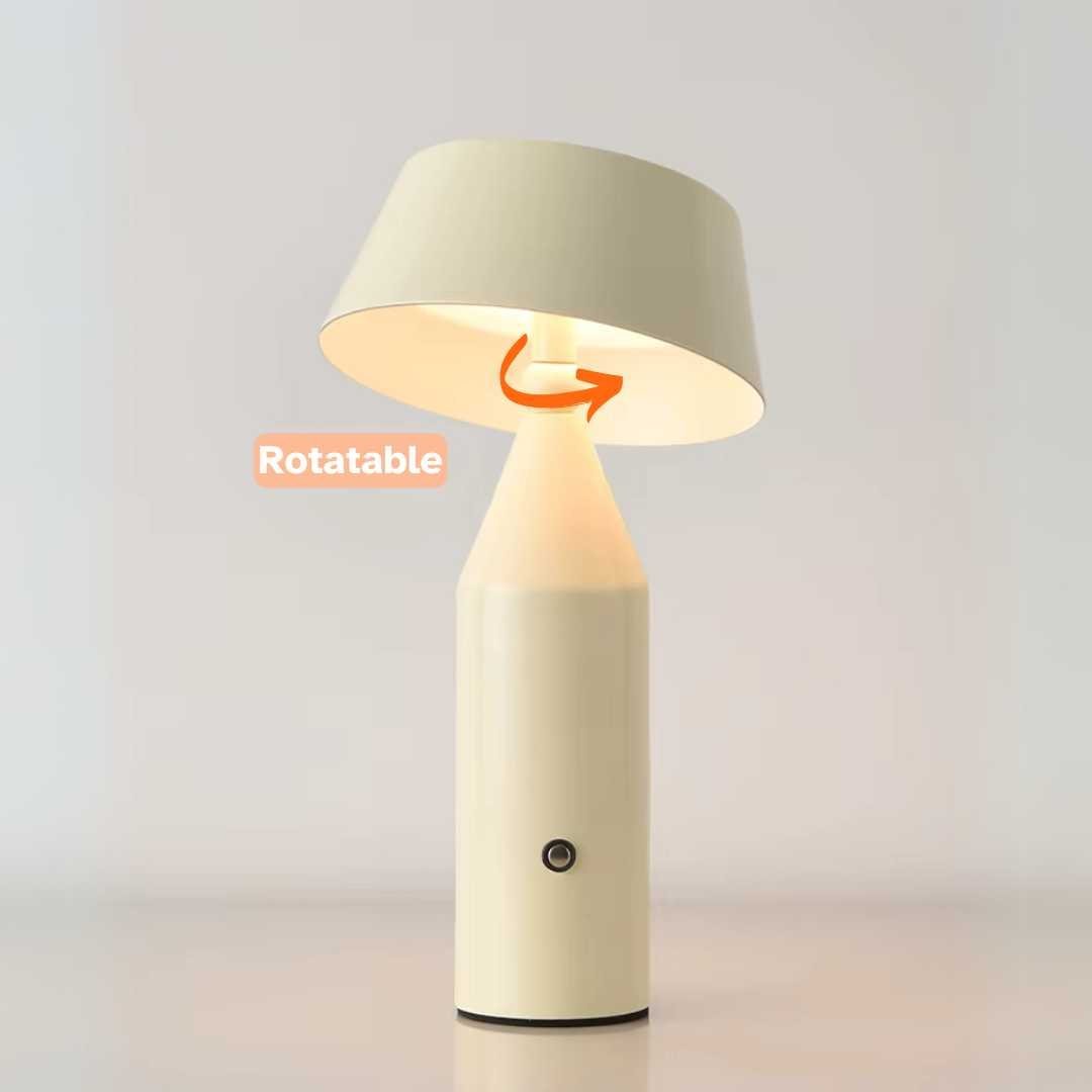 Hommfer - Lampe de Table Rechargeable en Métal - Hommfer