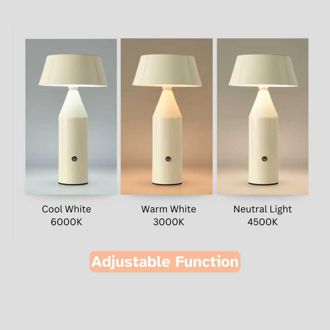 Hommfer - Lampe de Table Rechargeable en Métal - Hommfer