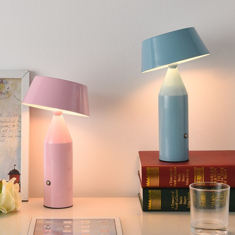 Hommfer - Lampe de Table Rechargeable en Métal - Hommfer