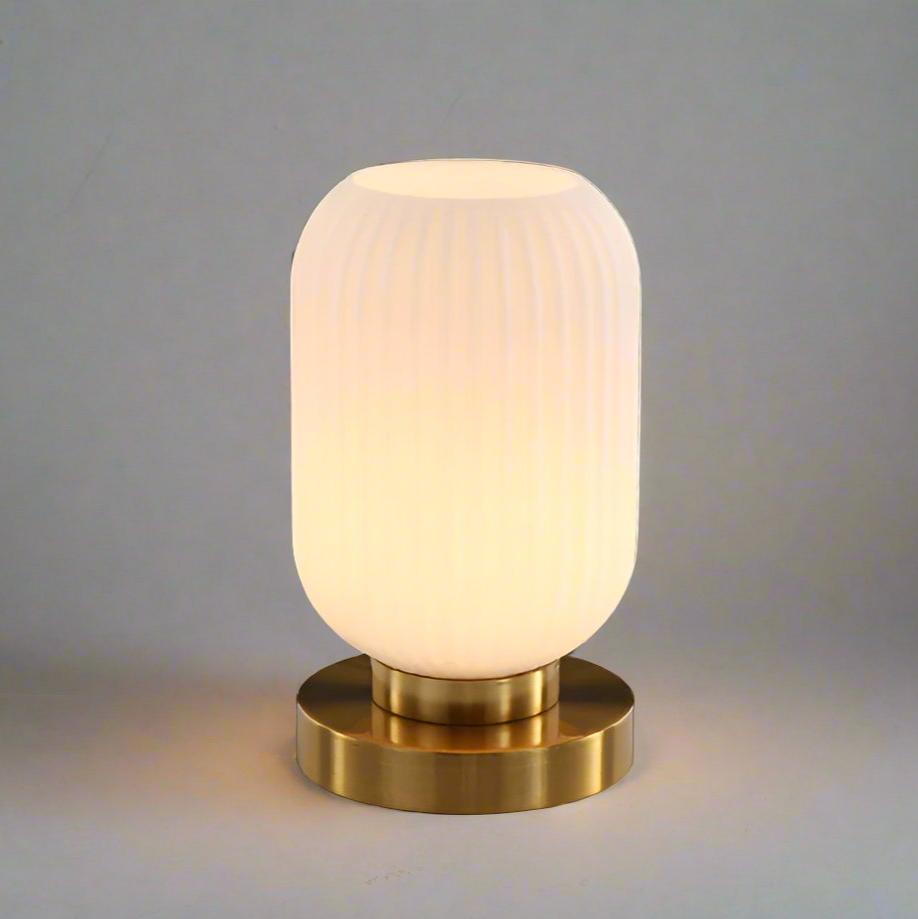 Hommfer – Lampe de Table Scandinave en Verre Ambre - Hommfer