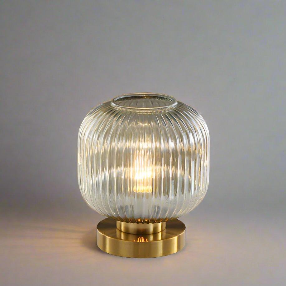 Hommfer – Lampe de Table Scandinave en Verre Ambre - Hommfer
