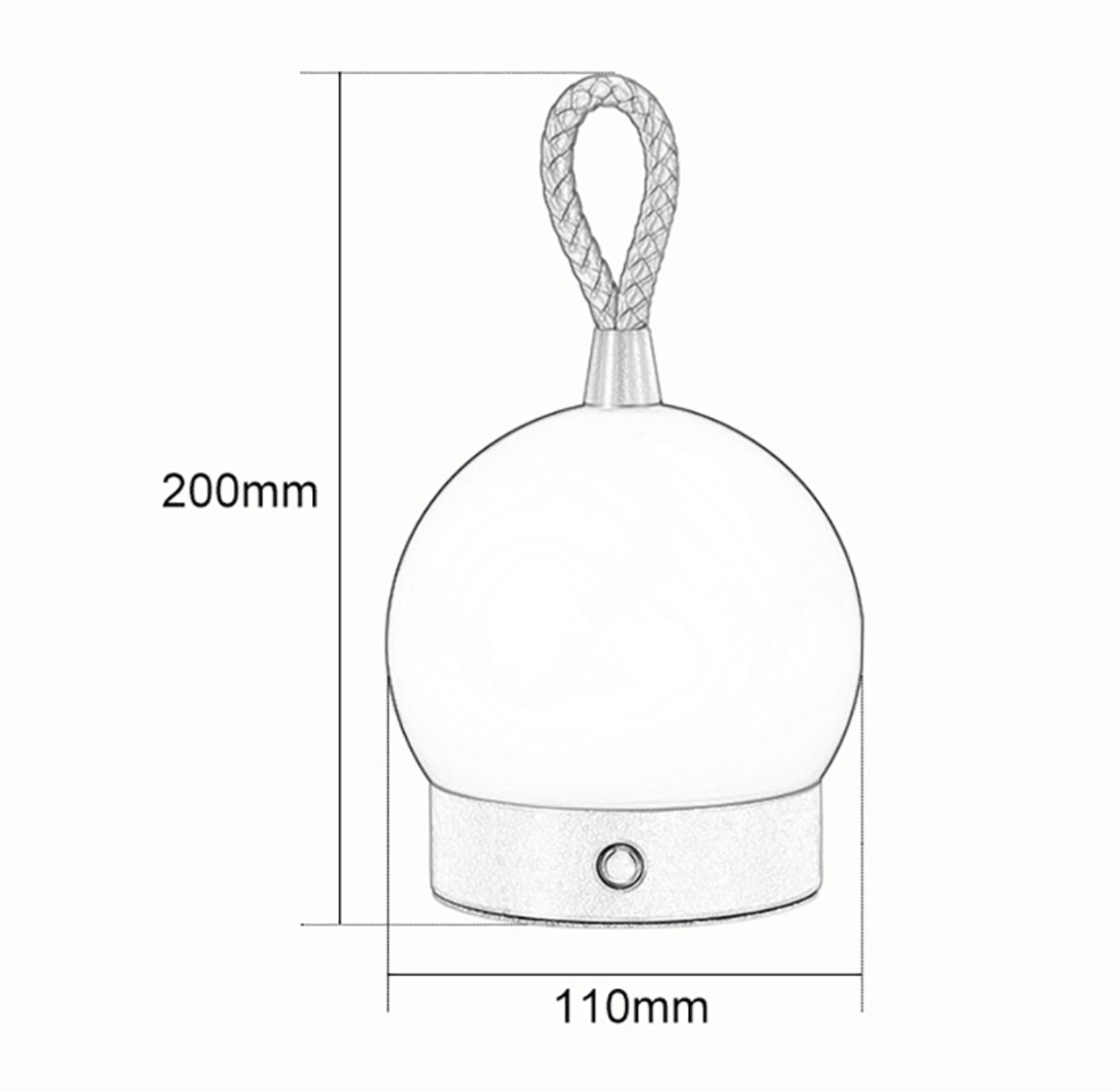 Hommfer – Lampe LED Sans Fil Étanche Timmy Orb - Hommfer