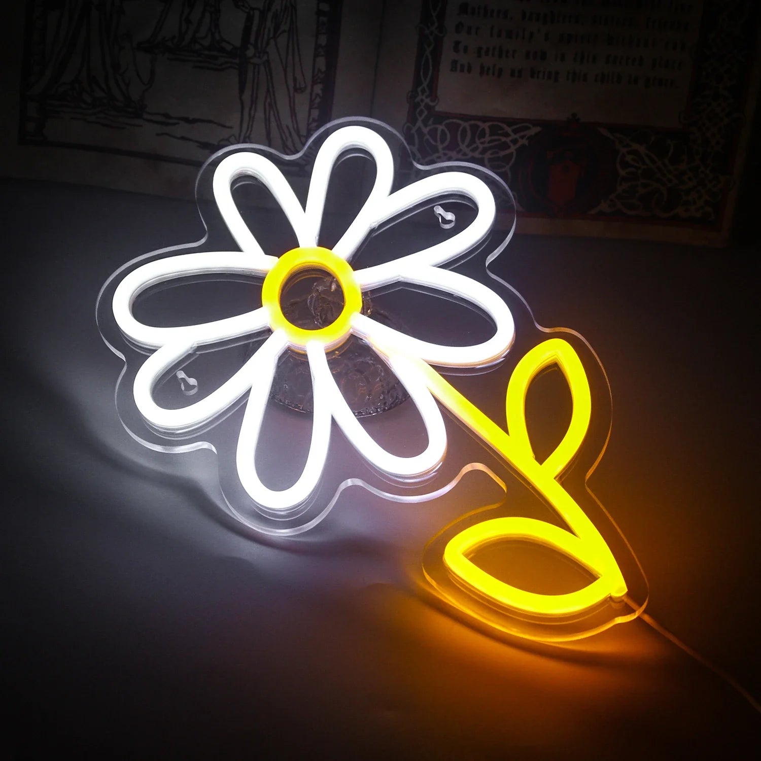 Hommfer – Lampe Néon LED Marguerite - Hommfer
