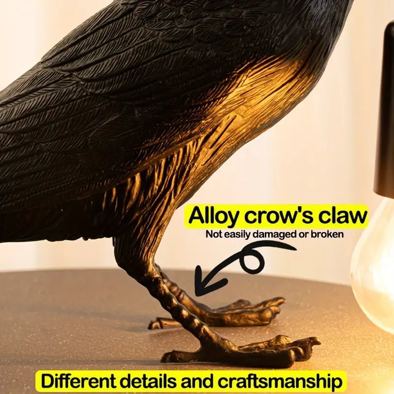 Hommfer – Lampe Oiseau Décorative en Résine - Hommfer