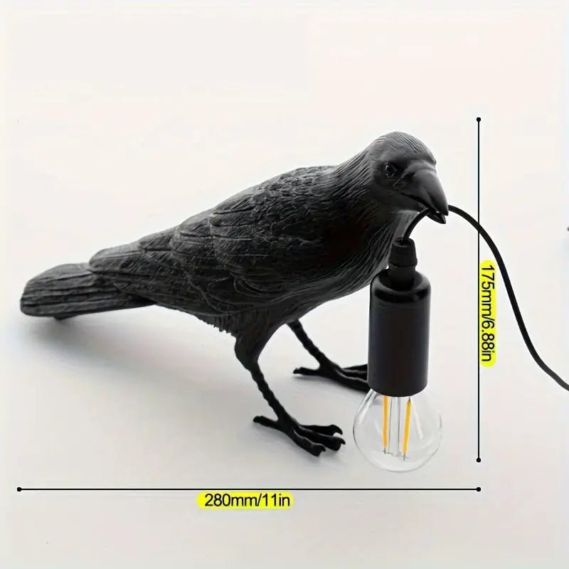Hommfer – Lampe Oiseau Décorative en Résine - Hommfer