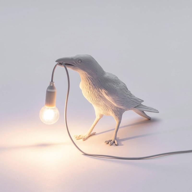 Hommfer – Lampe Oiseau Décorative en Résine - Hommfer