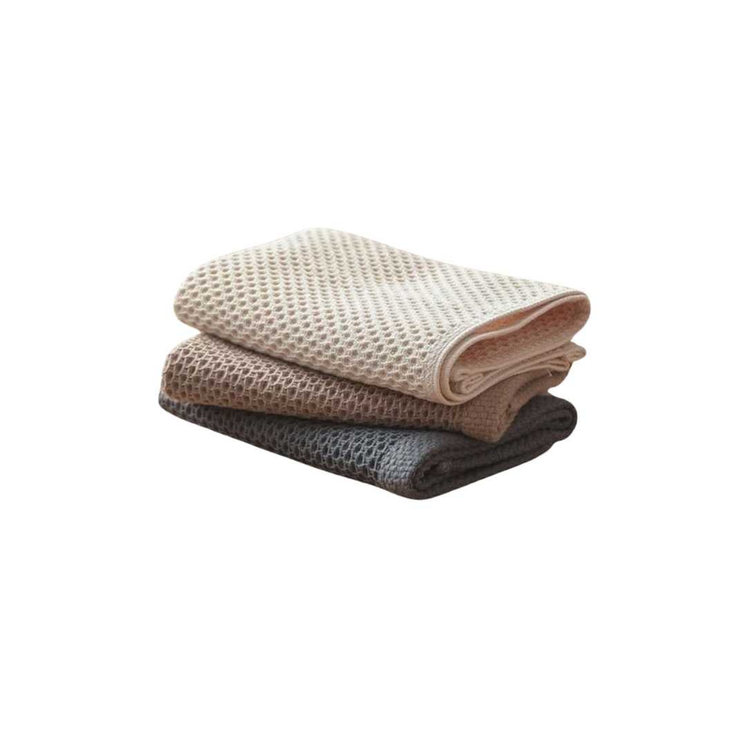 Hommfer – Lot de 6 Essuie - Mains en Coton Nid d’Abeille pour la Cuisine - Hommfer