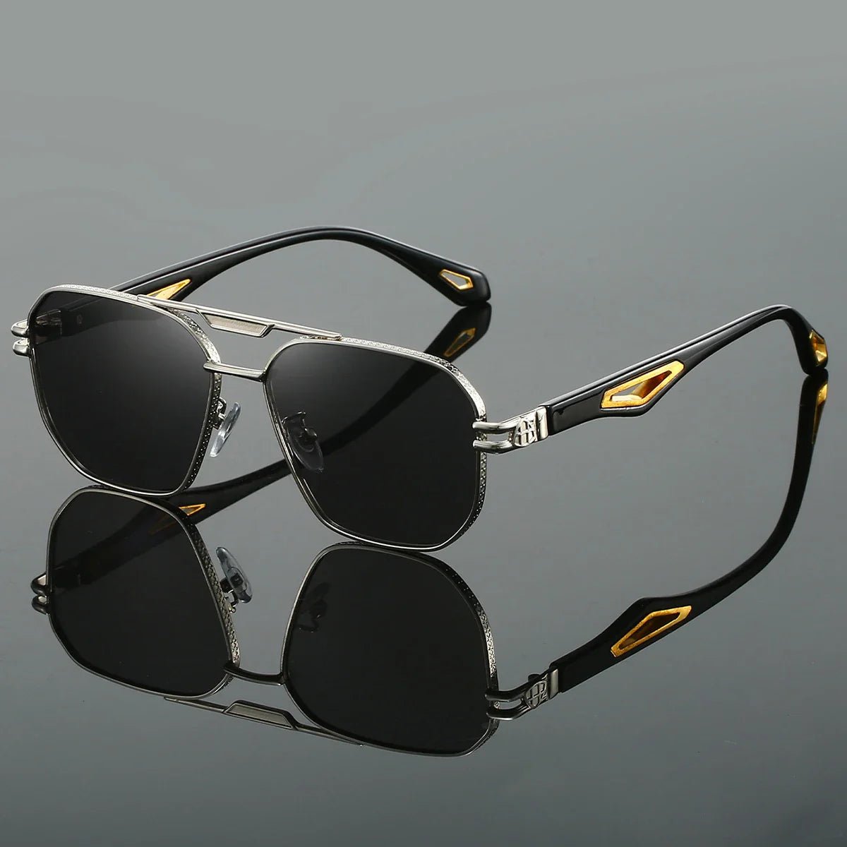 Hommfer - Lunettes de Soleil Polarisées Maverix Homme - Protection UV & Monture Légère - Hommfer